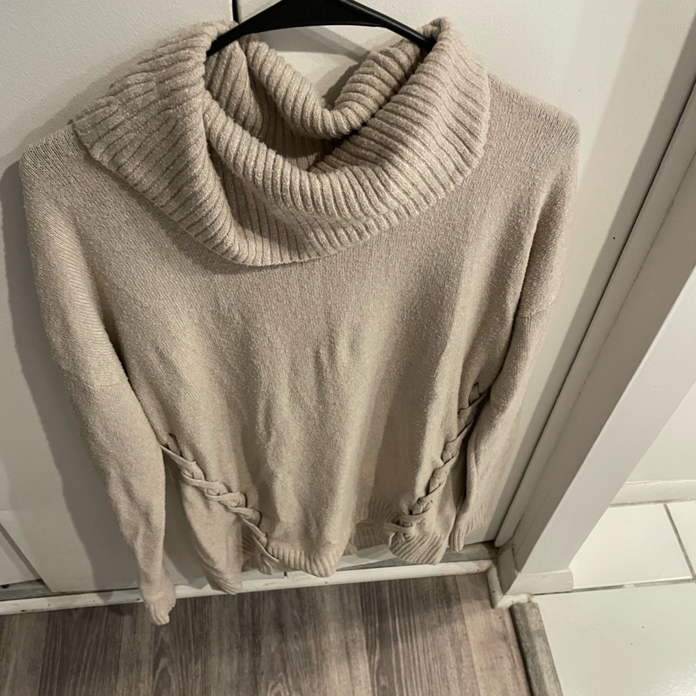 Pink Rose sweater - size L